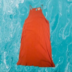Orange breezy dress